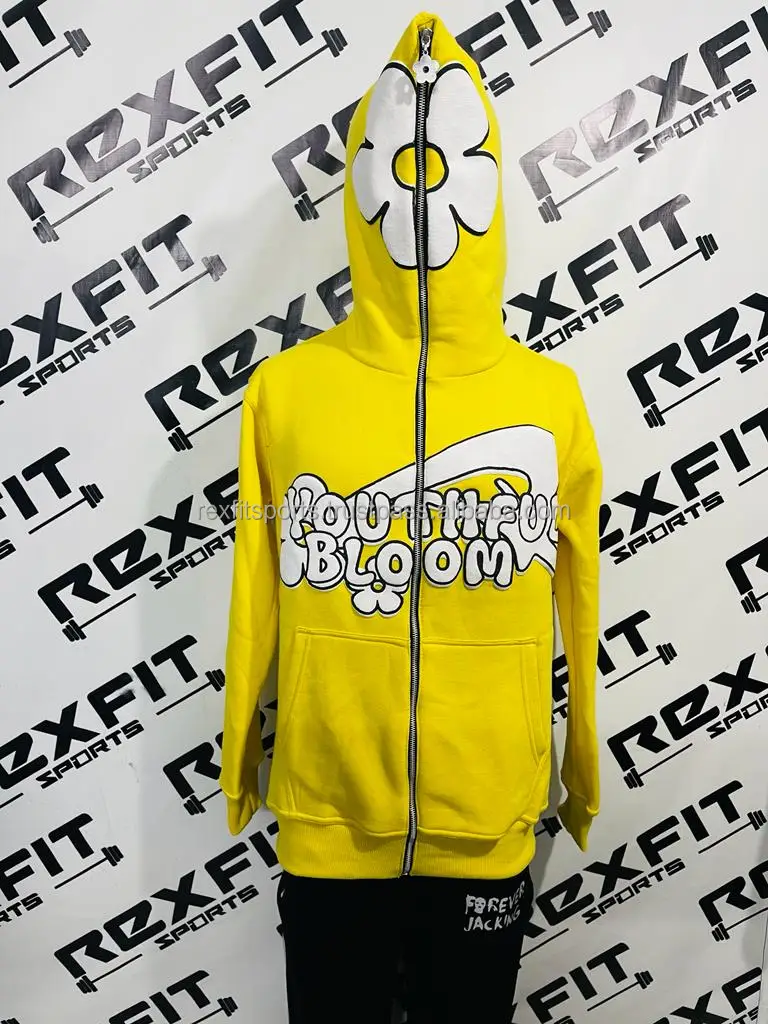 Customizable Bulk Oversized Heavyweight 12oz 320gsm Unisex Full Face