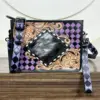 Purple & Black Checkered