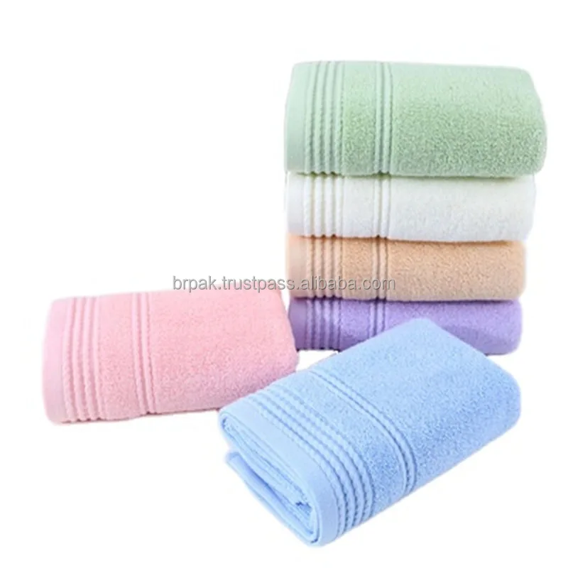 Custom Premium Quality Hotel Bath Towel 100 Cotton Face Towel 30cm X