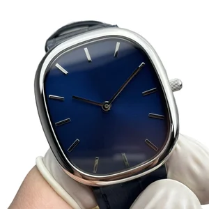 2026New Men's Mechanical Watch with Stainless Steel case and Genuine Leather Strap Stylish Design Business Luxury High-end Watch