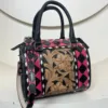 Pink & Black Checkered