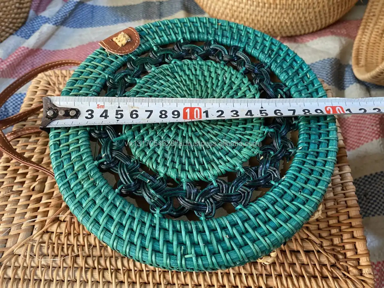 Durable Fashion Rattan Weaving Hand Bag main image 0