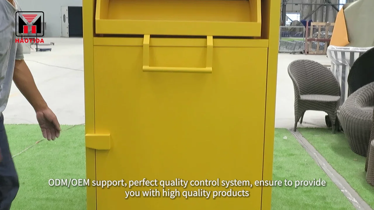 Community Recycling Clothes Charity Bins Clothing Donation Drop Off Box