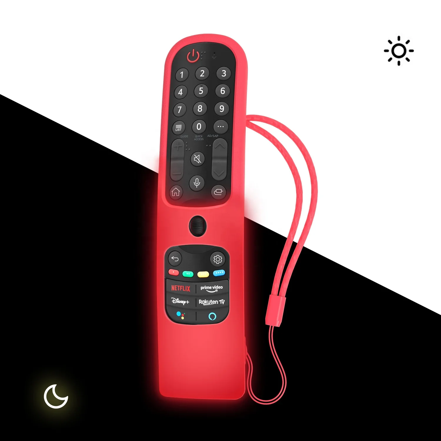 SIKAI светятся в темноте флуоресцентные защитный чехол AN-MR21GA силиконовый чехол для LG TV пульт дистанционного управления для AN-MR21GA Magic Remote 2021