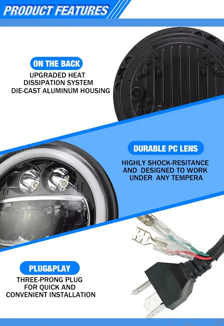 5x7 Inch Led Headlight