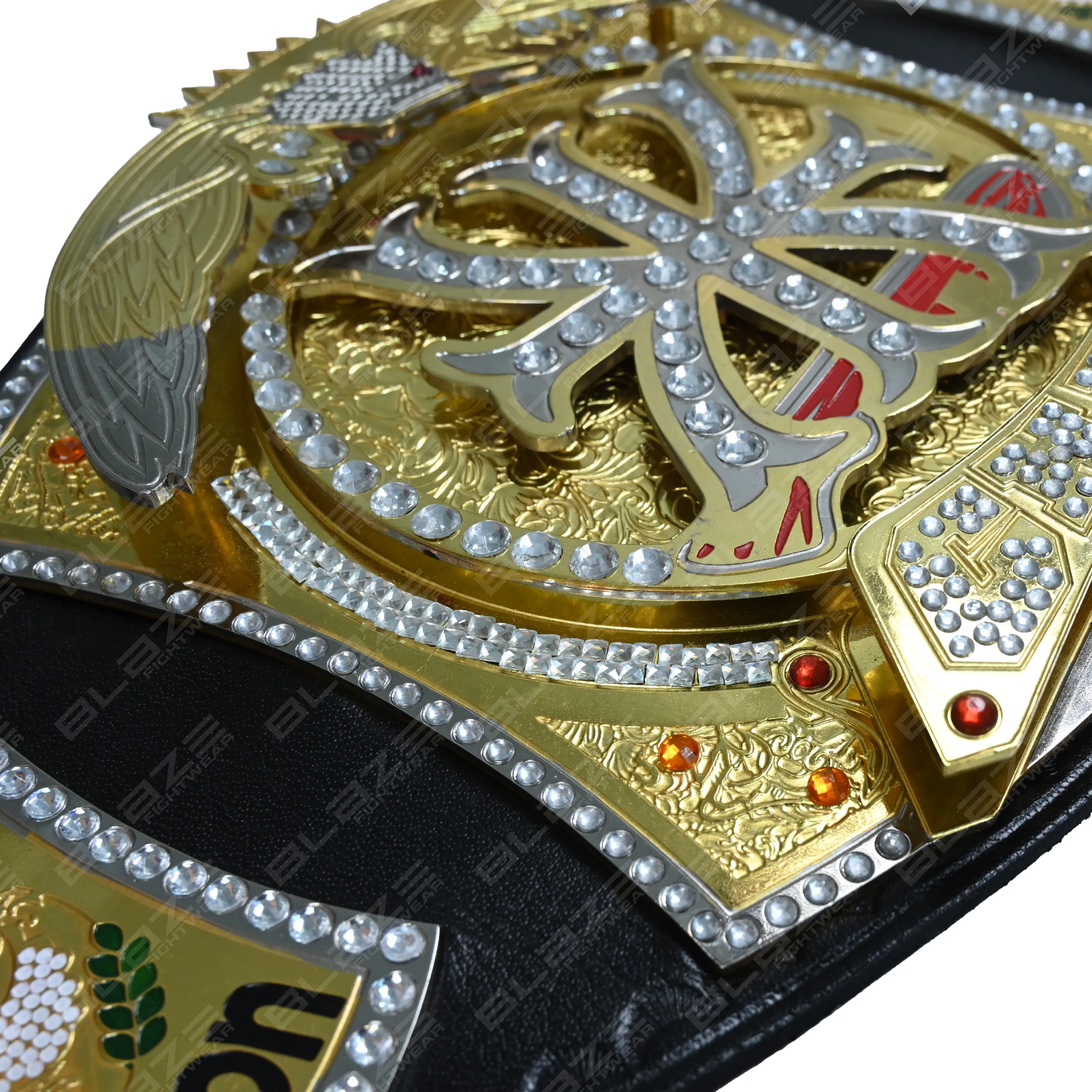 WWEスピナーベルト ダブルインスペクションの本革ベルト カスタム対応