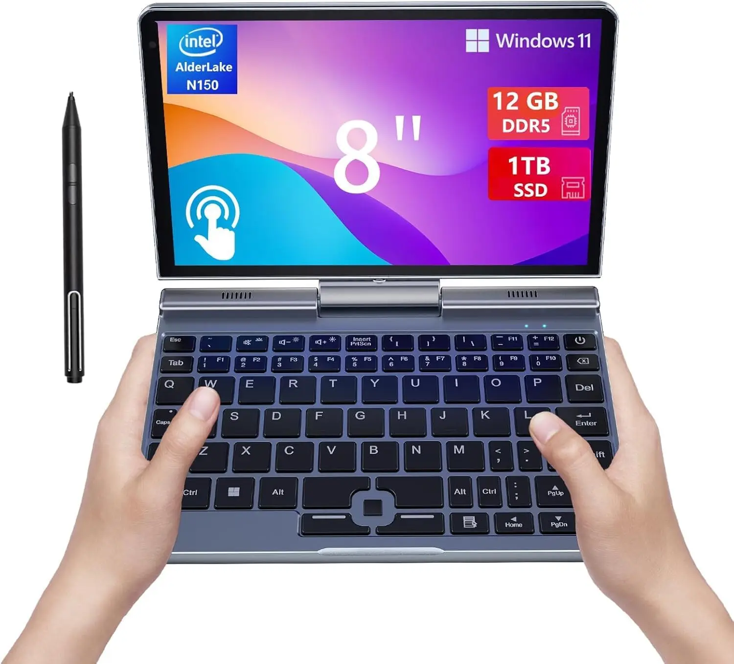 新品　KOOFORWAY 8インチ ミニノートパソコン　12GB S0800647b854e496fa289f76fafa9b