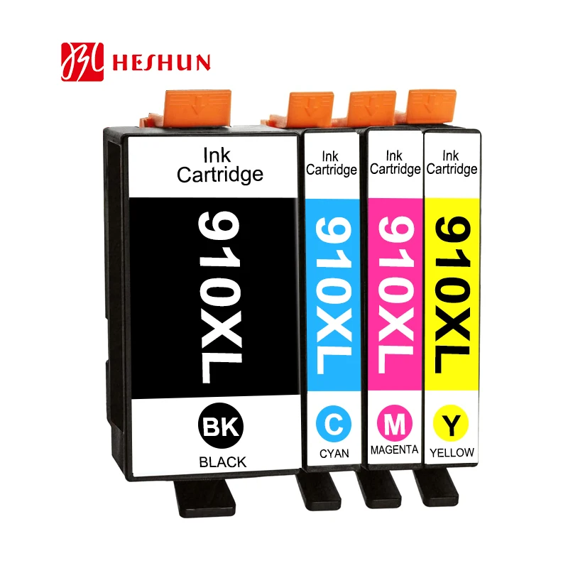 HESHUN Firmware-Safe Ink Cartridge 910 910XL with Anti-upgrade Chip for HP+ OfficeJet 8010 8012 8013 8014 8015 8017 8018 8020