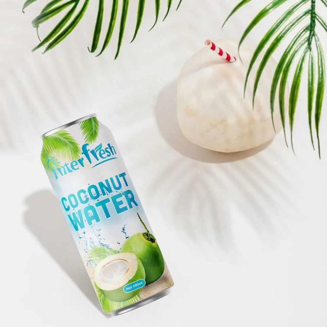 Безалкогольные напитки INTERFRESH 500 мл кокосовой воды с мякотью без мякоти оригинальный любым вкусом частная этикетка низкий минимальный объем высокое качество