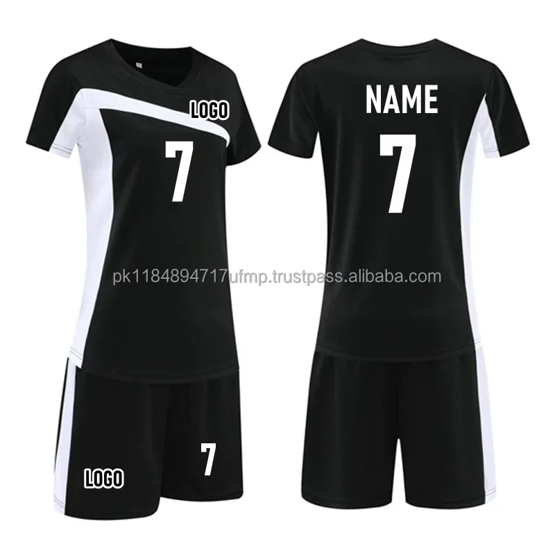 Customized Volleyball Uniform For Women Sublimation Printing Breathable