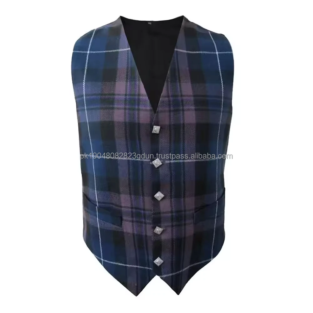 Scottish Tartan Slim Blouse or Vest Lolita