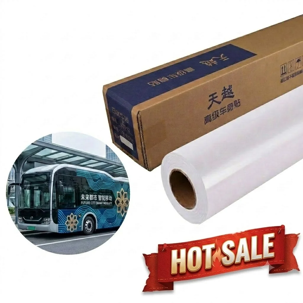 Wholesale 7 Years Durable Printable Vinyl with Low MOQ, Long Lifespan Self Adhesive Vinyl Roll for Advertising Printing