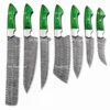 Damascus Steel & Green Wood