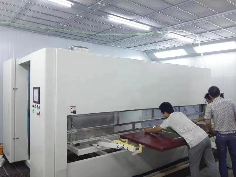 CNC Automatic 5 Axis Wood Door Kitchen Cabinet Furniture Paint Spraying Spray Machine