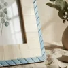 Cream/ivory aur blue