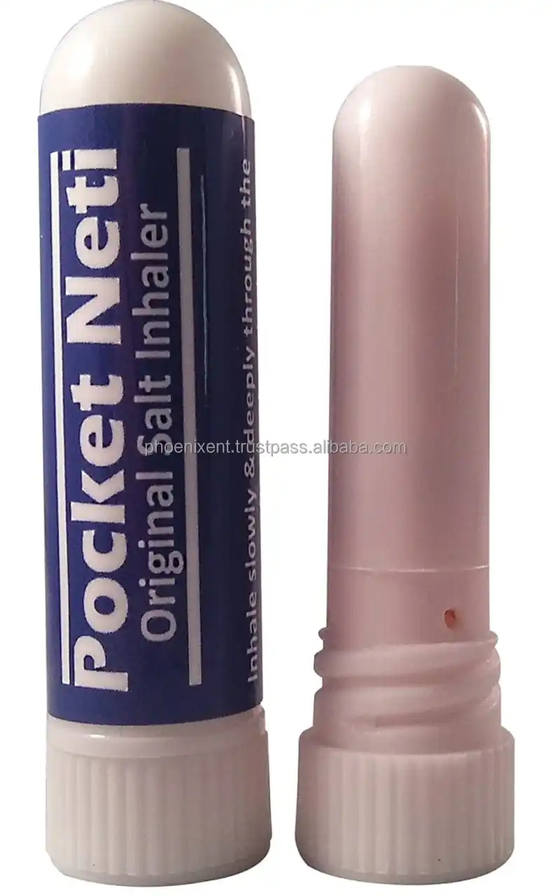 Small Pocket Himalayan Salt Nasal Inhaler With A Grade Himalayan Pink Salt With Attractive