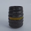 Texture Black with Gold Line