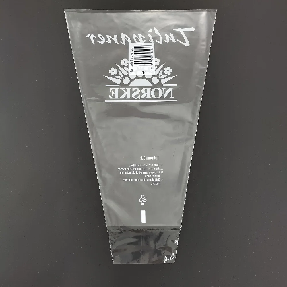 Factory Wholesale Clear Biodegradable Transparent Cut Fresh Flower Sleeves Cpp Opp Bopp Bouquets Sleeves for Floral Packing
