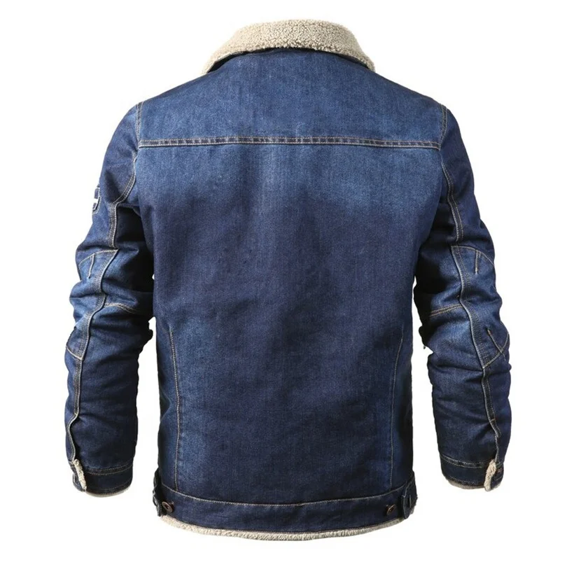 Shop Our Street Men Ripped Jackets Customizable Denim - Main Image