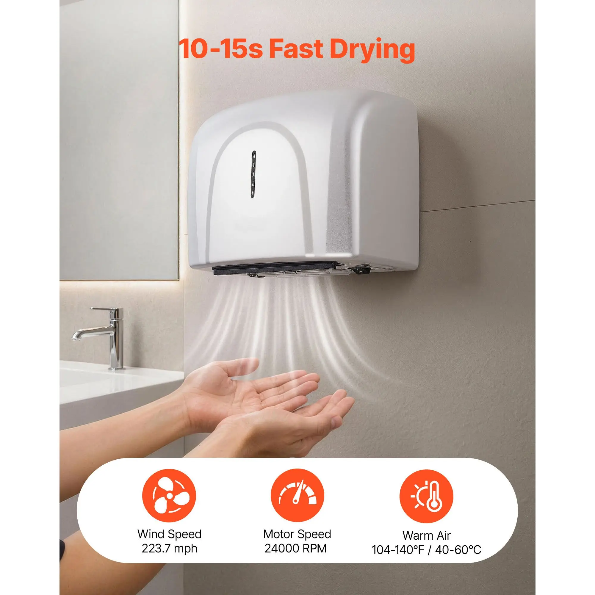 High Speed Hepa Filter, 1300W, ABS, AC110 - detail 4