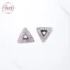 18K Solid White Gold