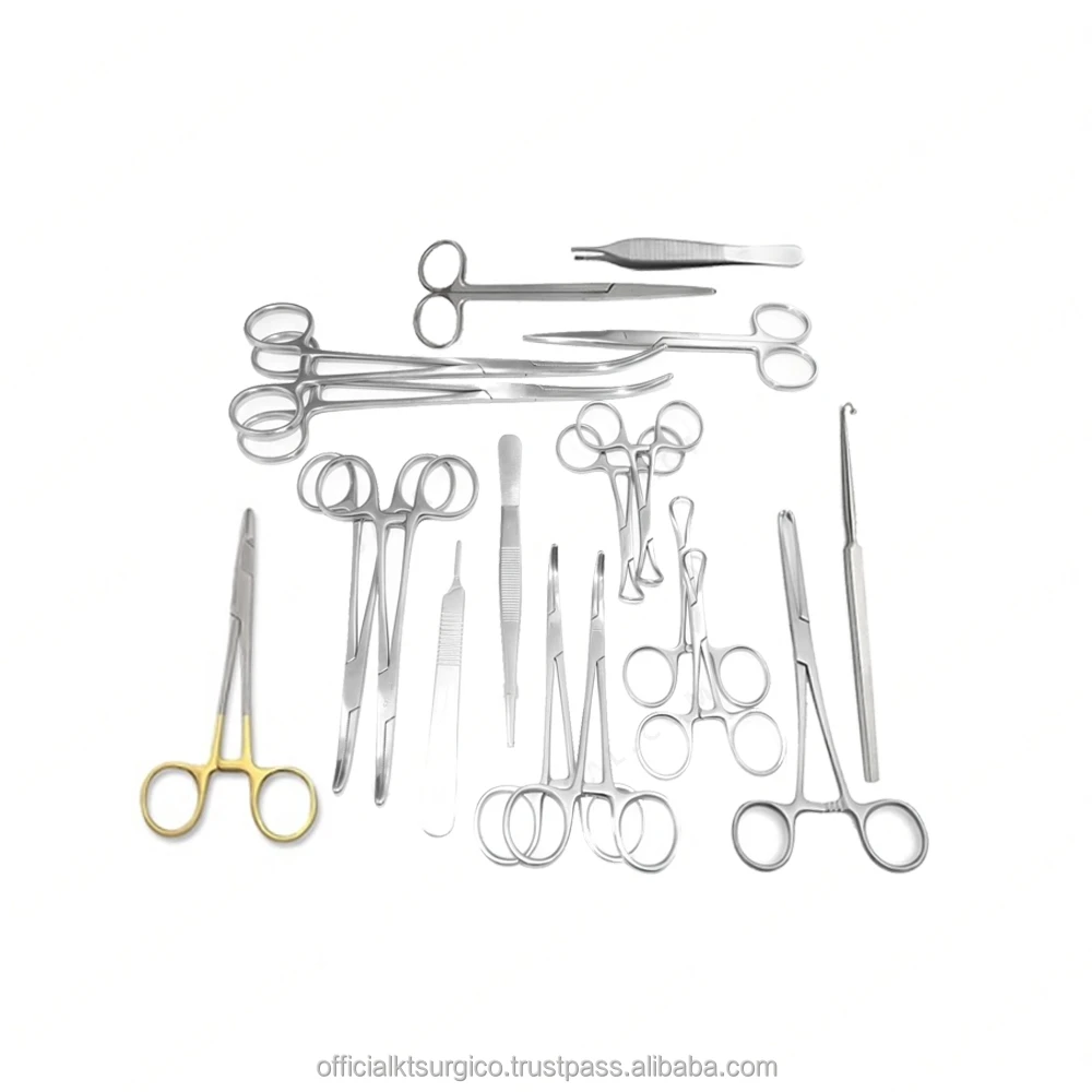 Veterinary Feline Spay Surgical Kit 18 Pcs Instruments Veterinary ...