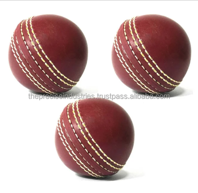 Cricket Bat Hard Ball Batting Training Match Sports Balls Leather Made