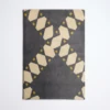 Charcoal Grey Ivory and Mustard