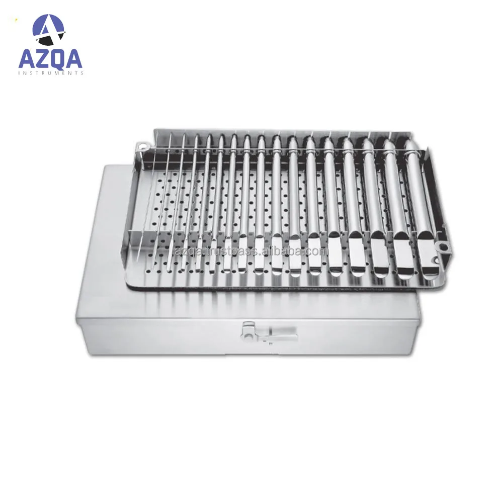 Hegar Uterine Dilator Set In Metal Case Gynecology And Obstetrical