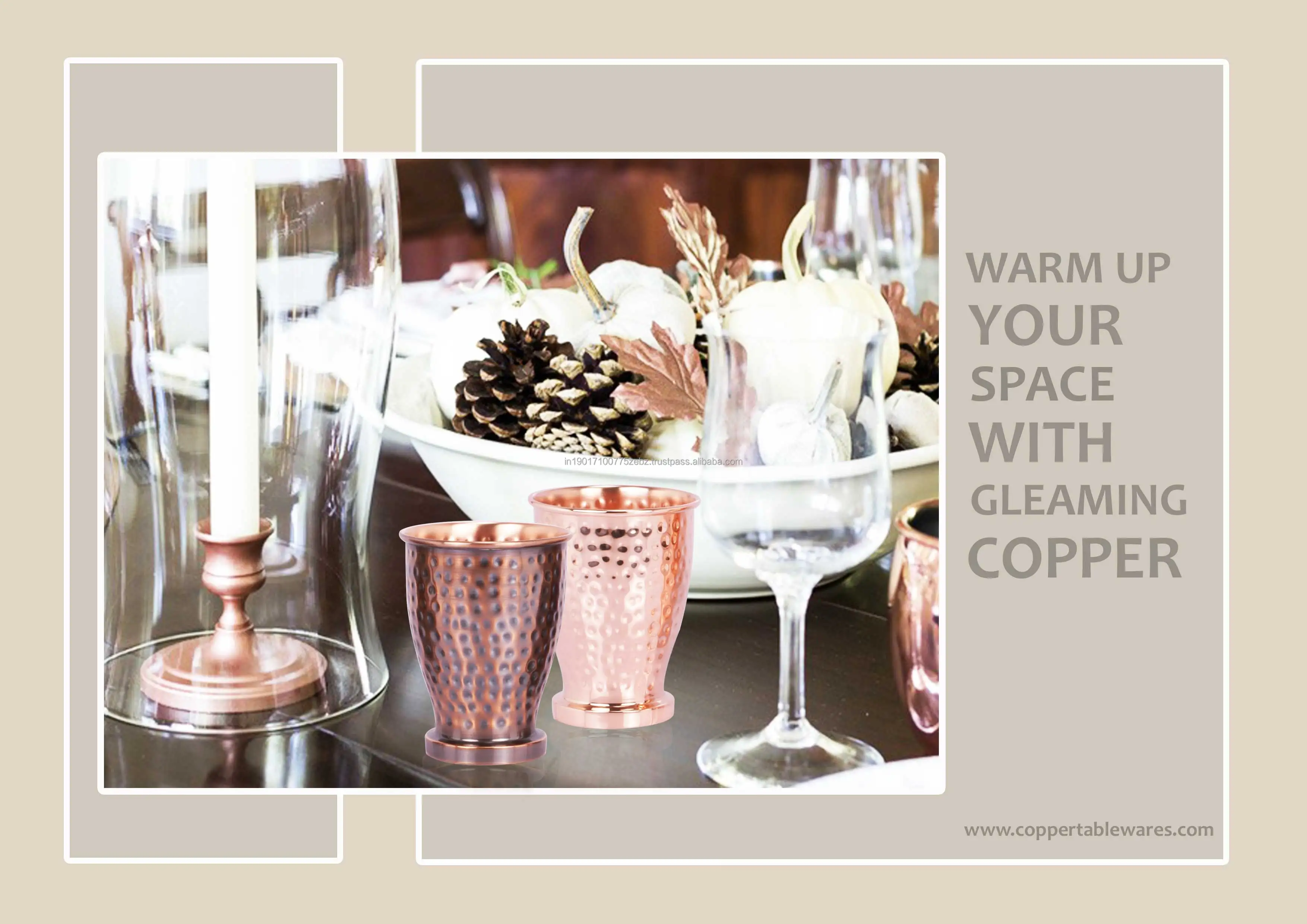 Copper Cup Hot Selling Classical Pure Moscow Hammered Cooper Mule Mug Copper Water Glass For Drinking