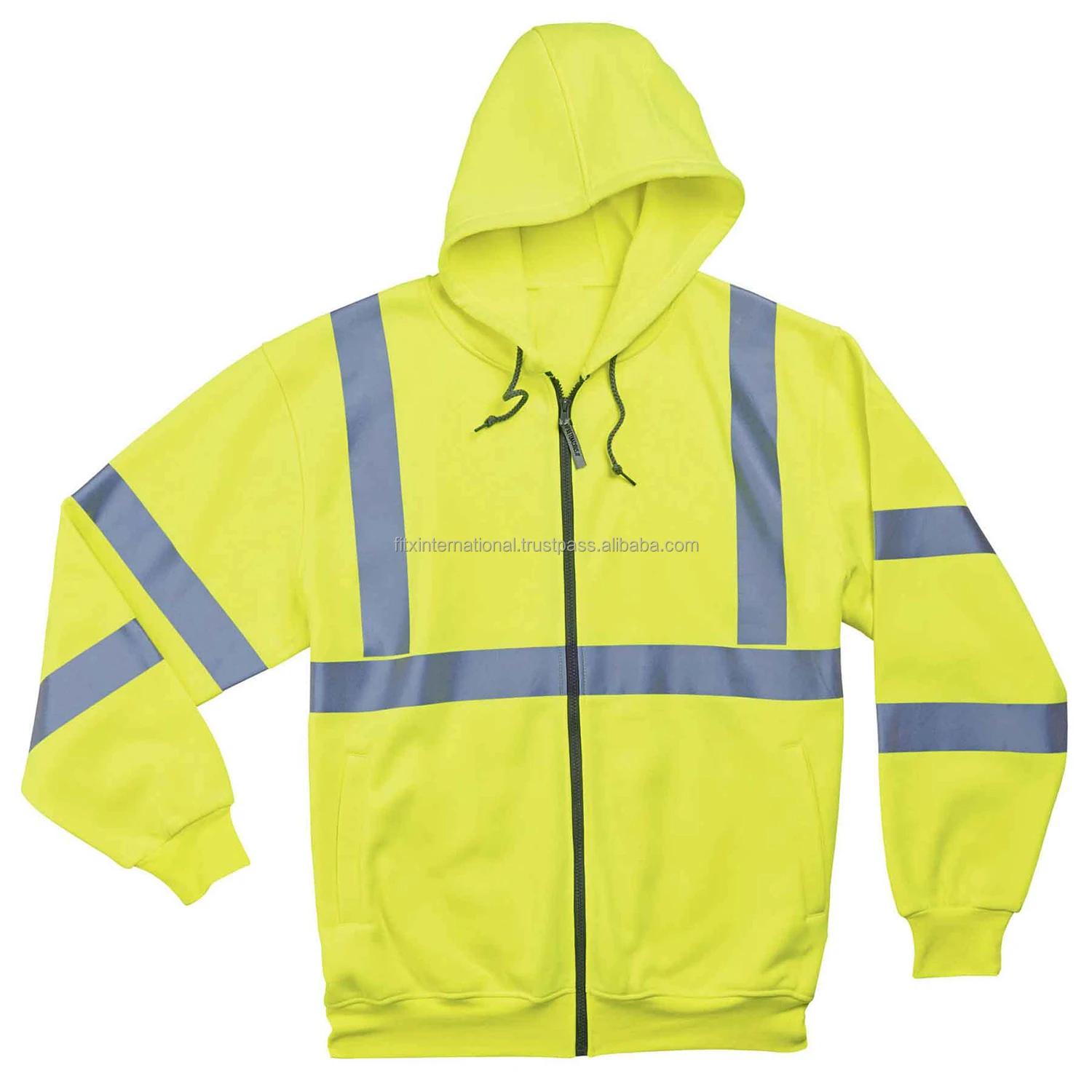 Hi Vis Industrial Safety Reflective Men Workwear Hoodie - Buy Hi Vis ...