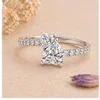 Moissanite en argent 925