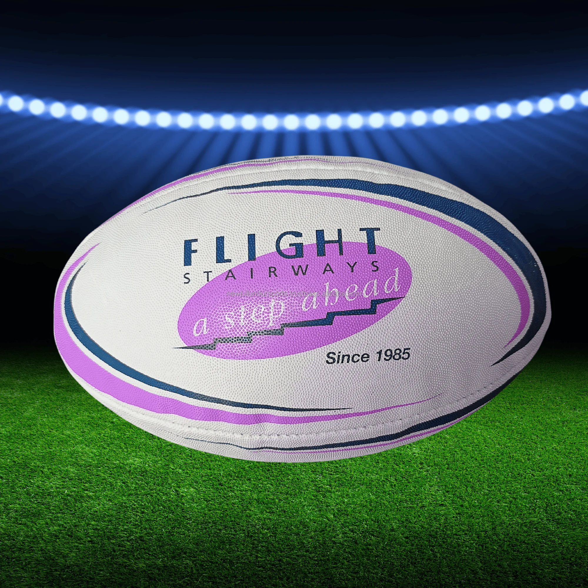 High Quality Practice Rugby Ball NRL League Training Rugby Ball Manufacturer with Customized Branding Rubber Match Rugby Balls