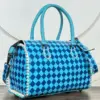 Blue Checkered