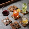 Natural wood brown with transparent amber resin