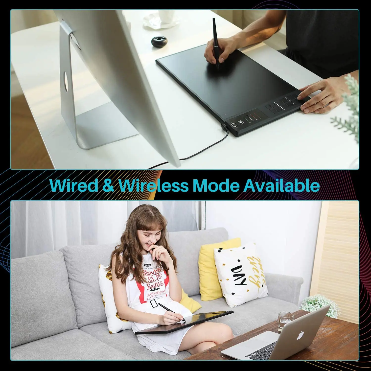 値下げOK】HUION Creative ペンタブレットWH1409 v2 値下げOK】HUION