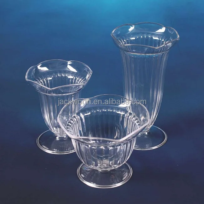 Footed Acrylic Plastic Ice Cream Sundae Bowl Buy Taiwan Made