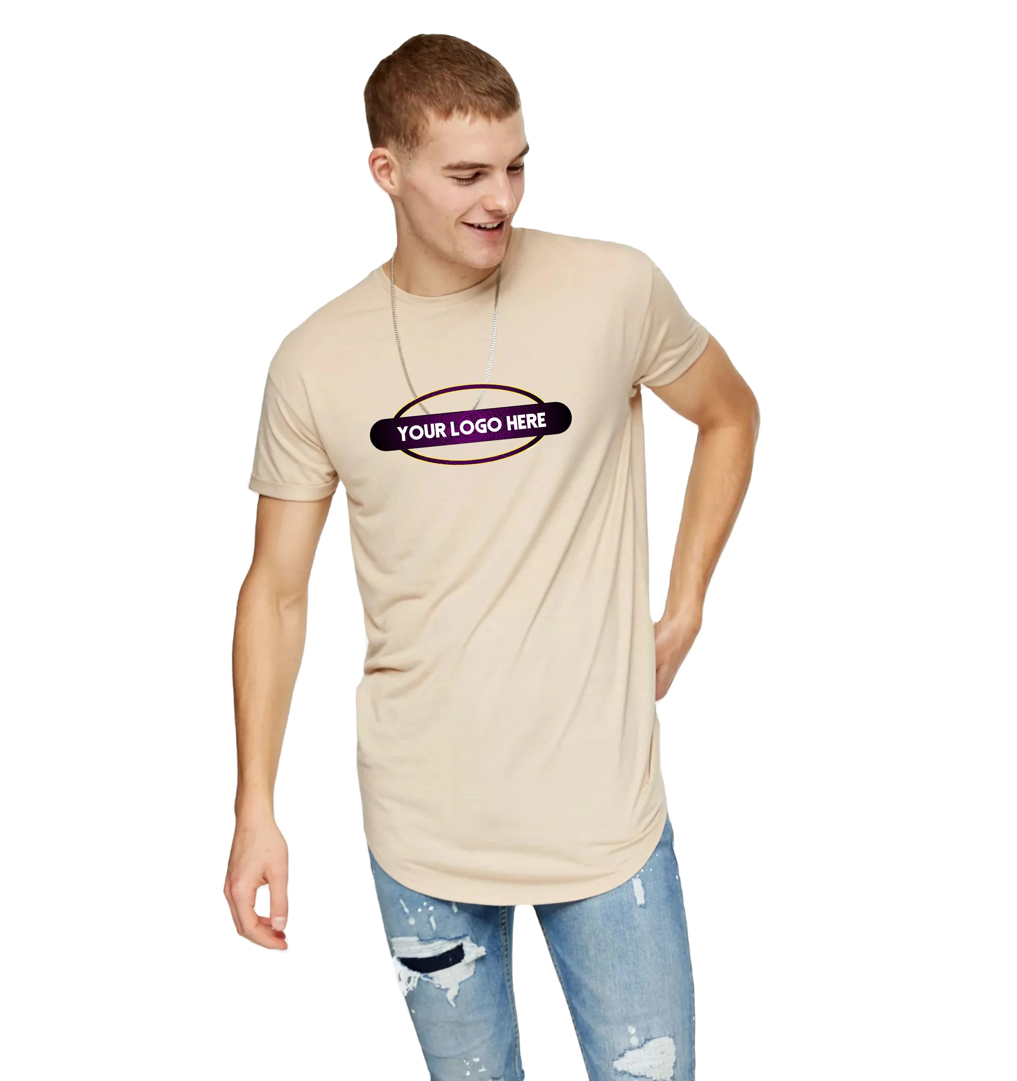 T Shirt Oversized Tshirt Mens Cream 