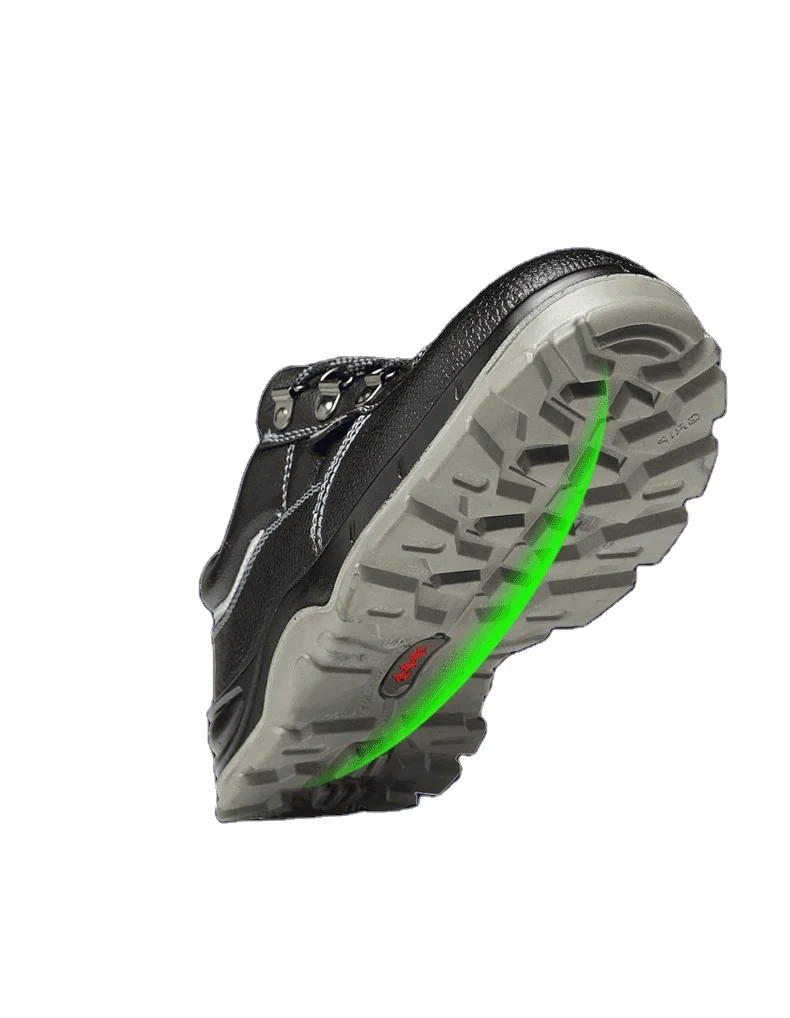 Shoes Cement Construction Men Hiking Sport Safety Shoes Ageists Microfiber Leather Oil Acid