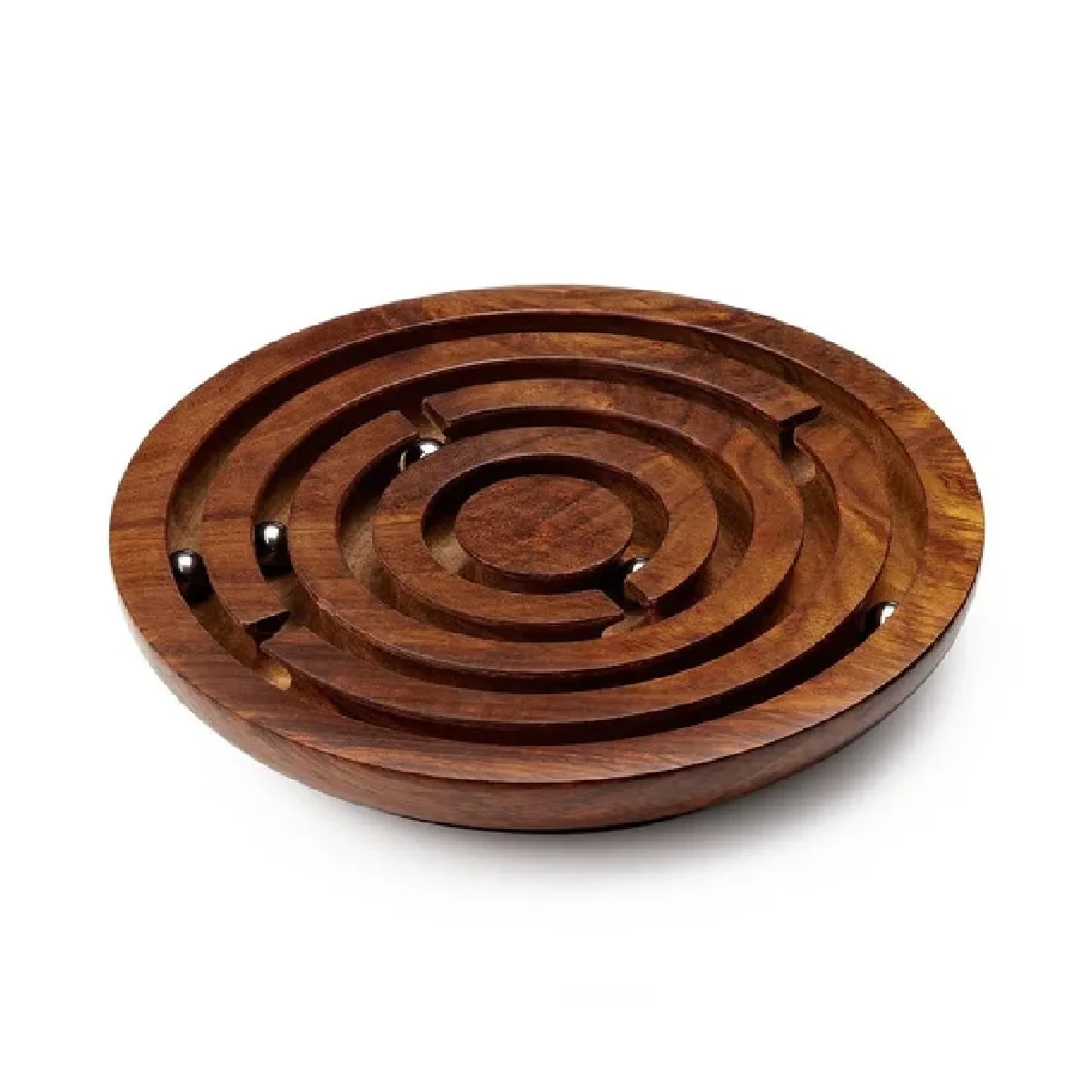 Tablero Laberinto De Madera Para Mindfulness - Enfoque Y Relajación, De 20x20 O 40x40 Cm