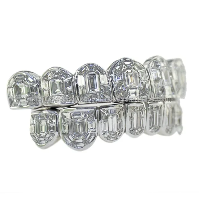 Embreld 10k Solid Gold Teeth Grill Diamond Moissanite Grillz Provence 