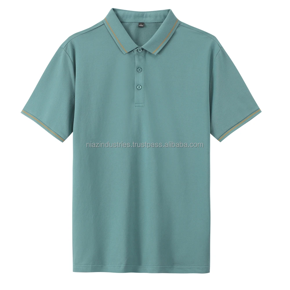 High Quality Men Golf Polo 100 Cotton T Shirt Custom Logo Men's Plain Quick Dry Polo T Shirts