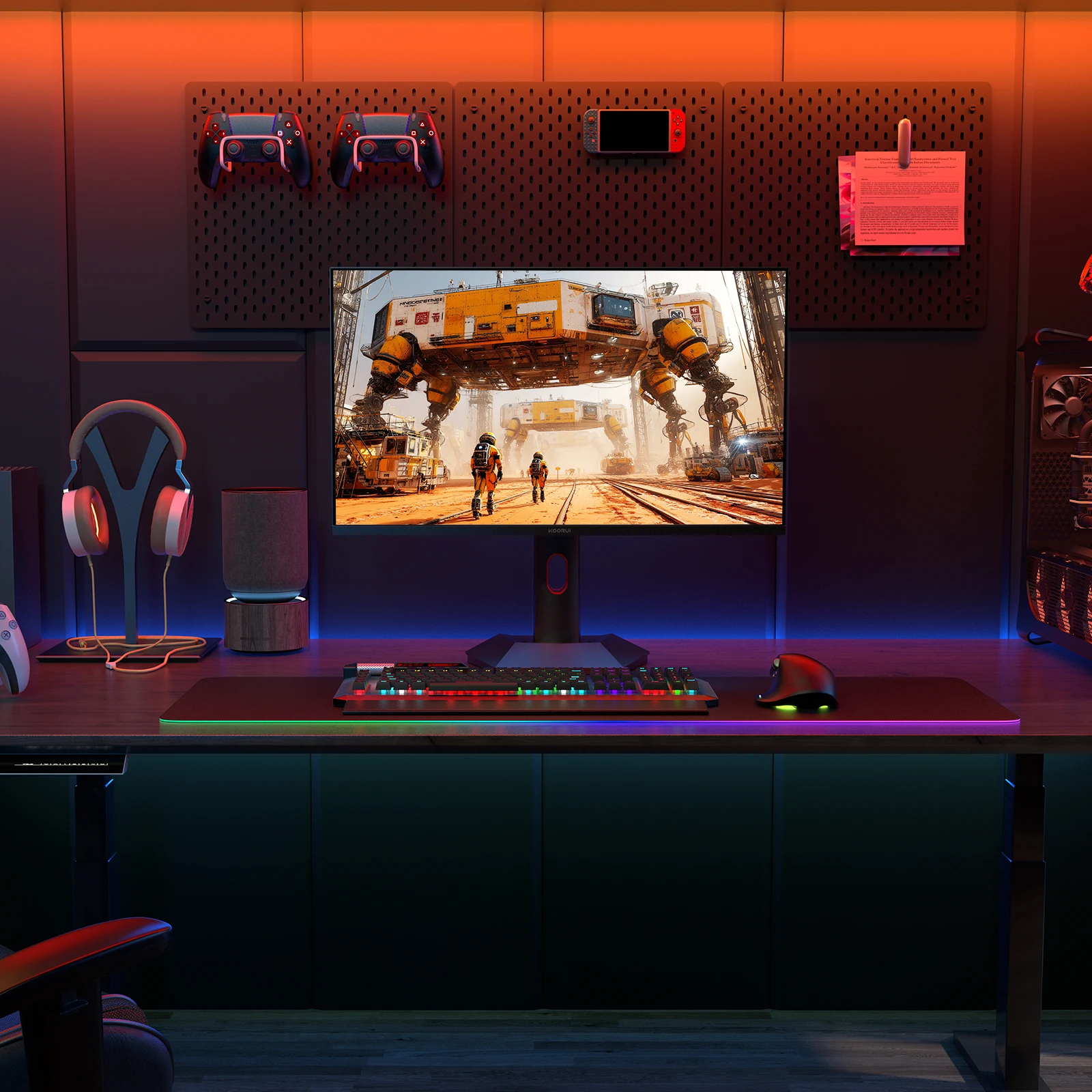KOORUI 27 Inch IPS MinLED Display Gaming Monitor - 2560x1440