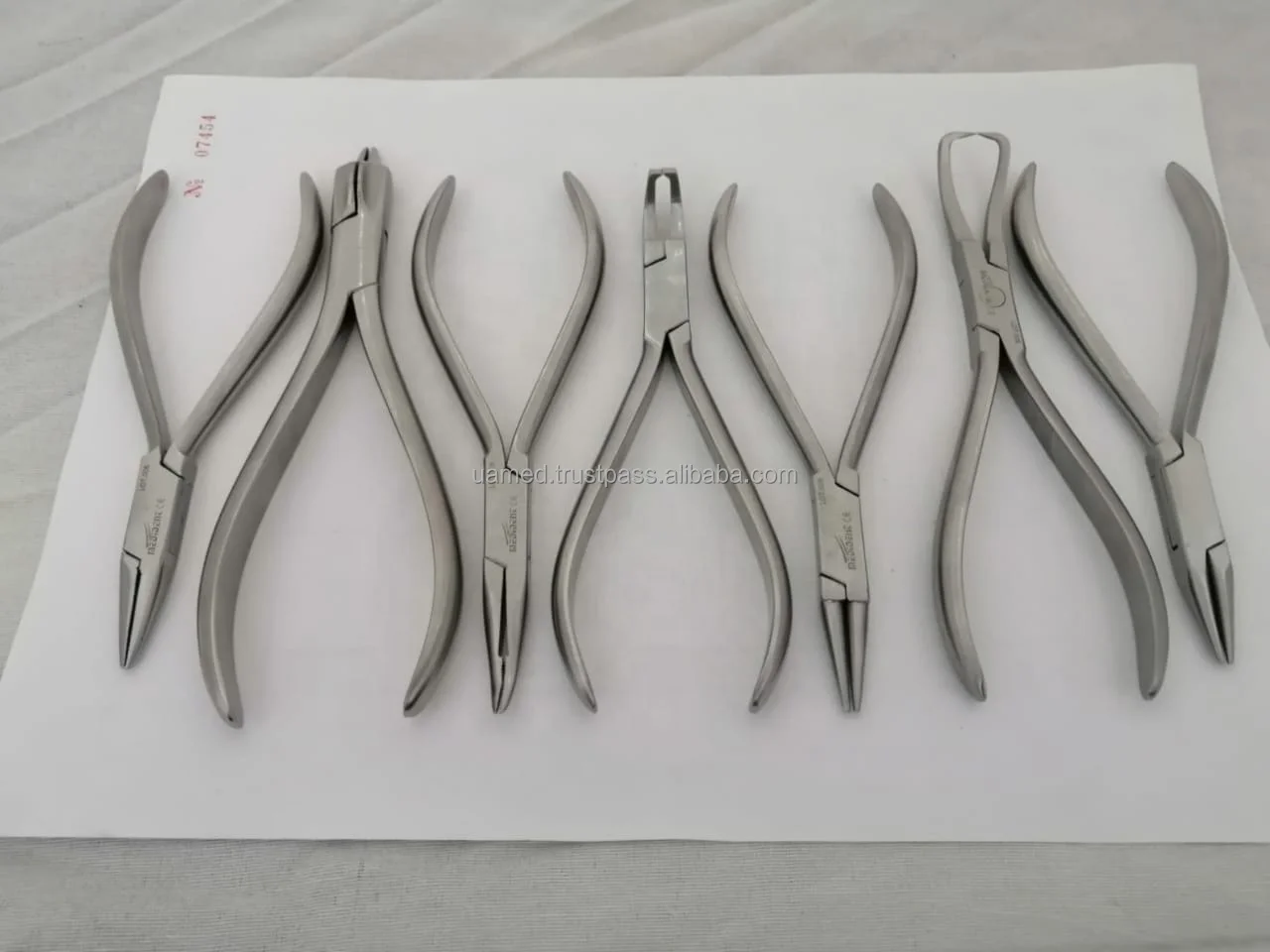 Different Types Of Orthodontic Pliers Sets Wire Cutter Orthodontic