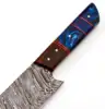 Dark Wood & Blue Resin