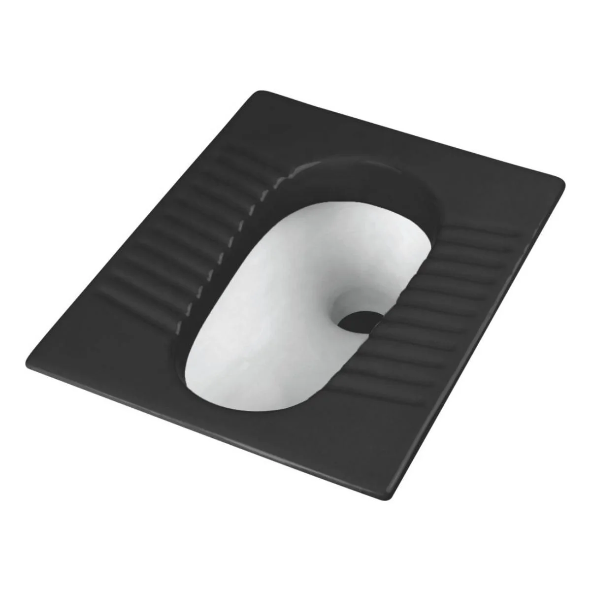 Художественное черно-белое двухцветное керамическое сиденье для унитаза, приседание, вдохновленное ориссой, сантехника для стильных ванных комнат