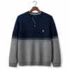Regal Navy - Grey Melange