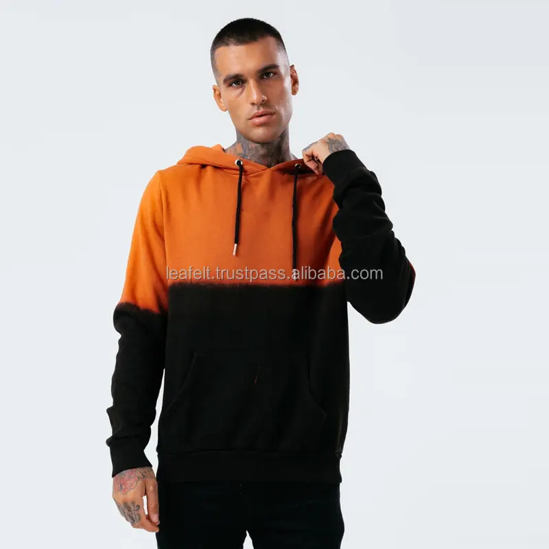 Source BURNT ORANGE FADE MEN'S HOODIE Wholesale high quality men's hoodies  350 gsm 100% Combed cotton fabric custom Printing embroidery on  m.alibaba.com