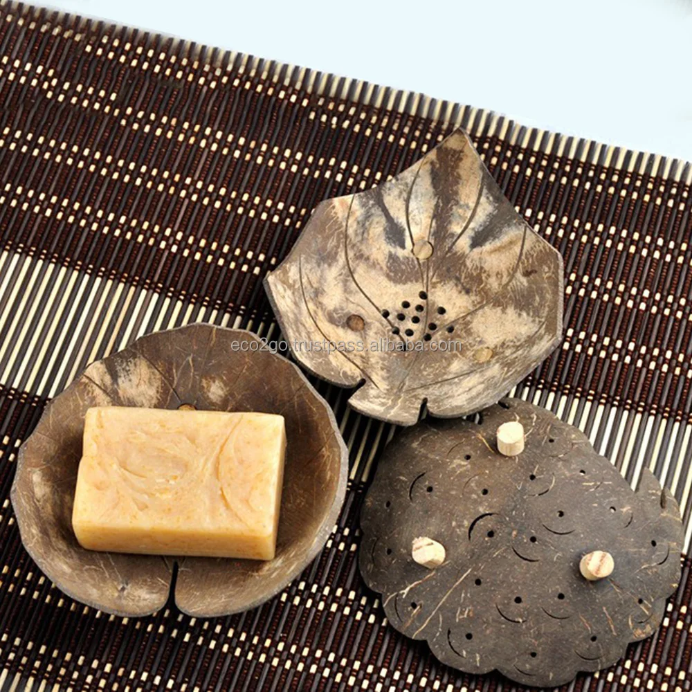 Hot Sale 2022!!! Coconut Soap Dish/ Coconut Soap Holder/ Coconut Soap