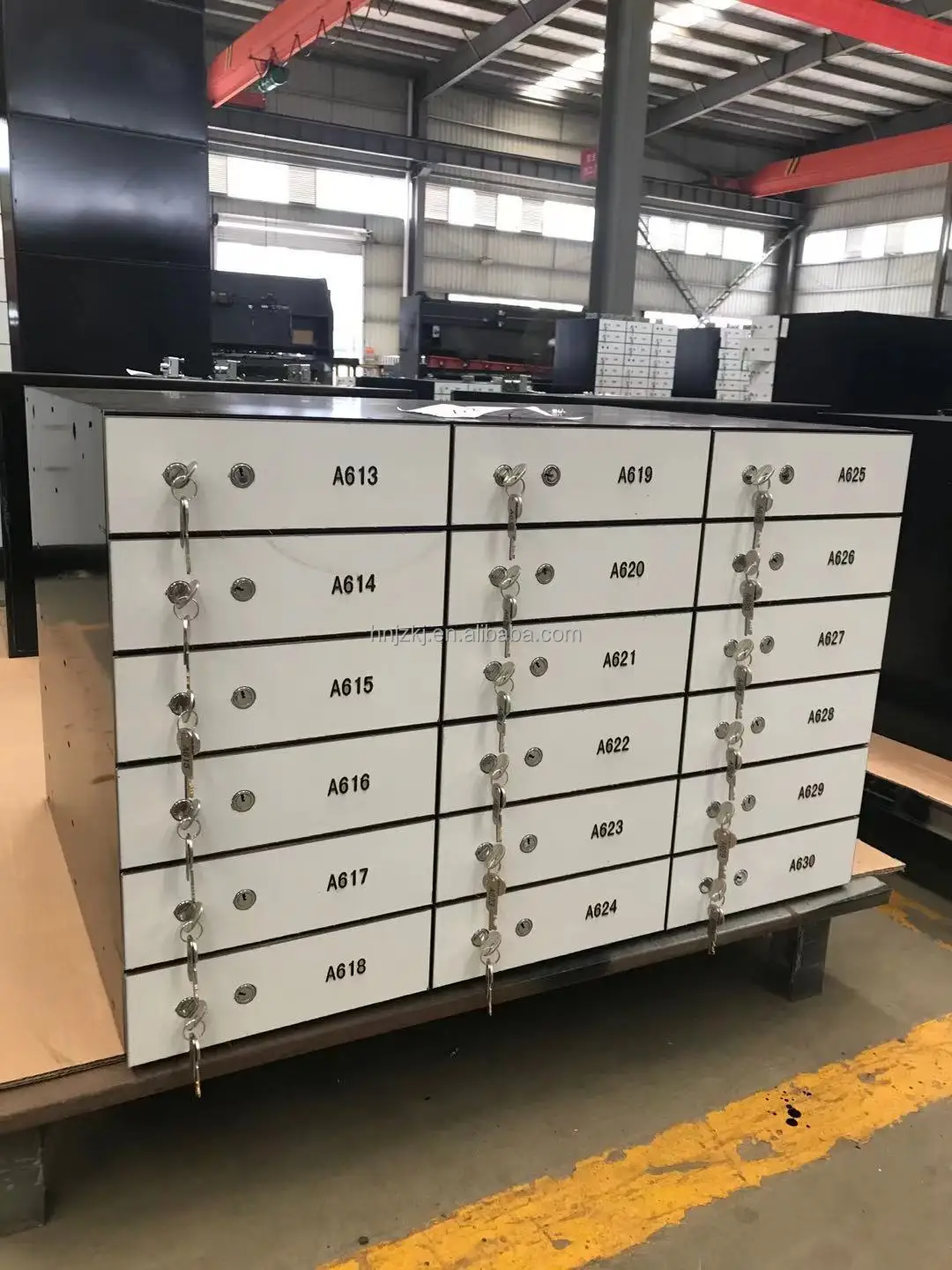 Dual Key Lock Metal Steel Safe Deposit Box Lock Jz02 Certified